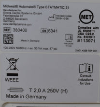 Load image into Gallery viewer, Midwest AutoMate Statmatic 31 Dental Handpiece Lubrication &amp; Cleaning System
