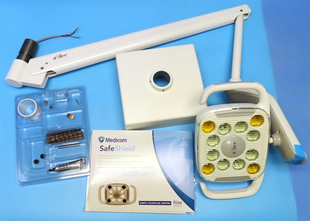 NEW UNUSED Adec 377L/577L Dental Track Mount LED Exam Light
