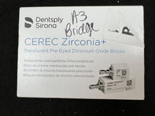 Load image into Gallery viewer, Lot of 30 CEREC Zirconia Translucent Pre-Dyed Zirconium Oxide Milling Blocks
