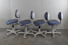 Load image into Gallery viewer, Lot of 4 Midmark Dental Adjustable Doctor Stools
