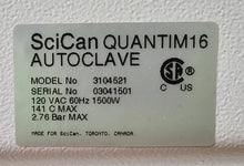 Load image into Gallery viewer, SciCan QUANTIM 16 Dental Autoclave Steam Instrument Sterilizer System
