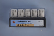 Load image into Gallery viewer, Lot of 41 Ivoclar Vivadent Empress, Dentsply CAD/CAM Milling blocks
