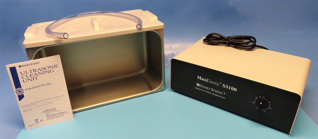NEW UNUSED Henry Schein MaxiSweep S3100 Dental Ultrasonic Cleaner Unit
