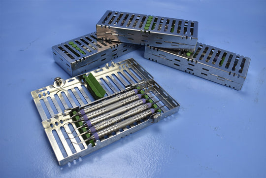 Lot of 4 Hu-Friedy Dental Periodontal Instrument Kits