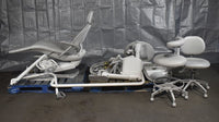 Adec 311 with 541 12 O'Clock Rear Delivery, 375L Exam Light, 421 & 422 Stools