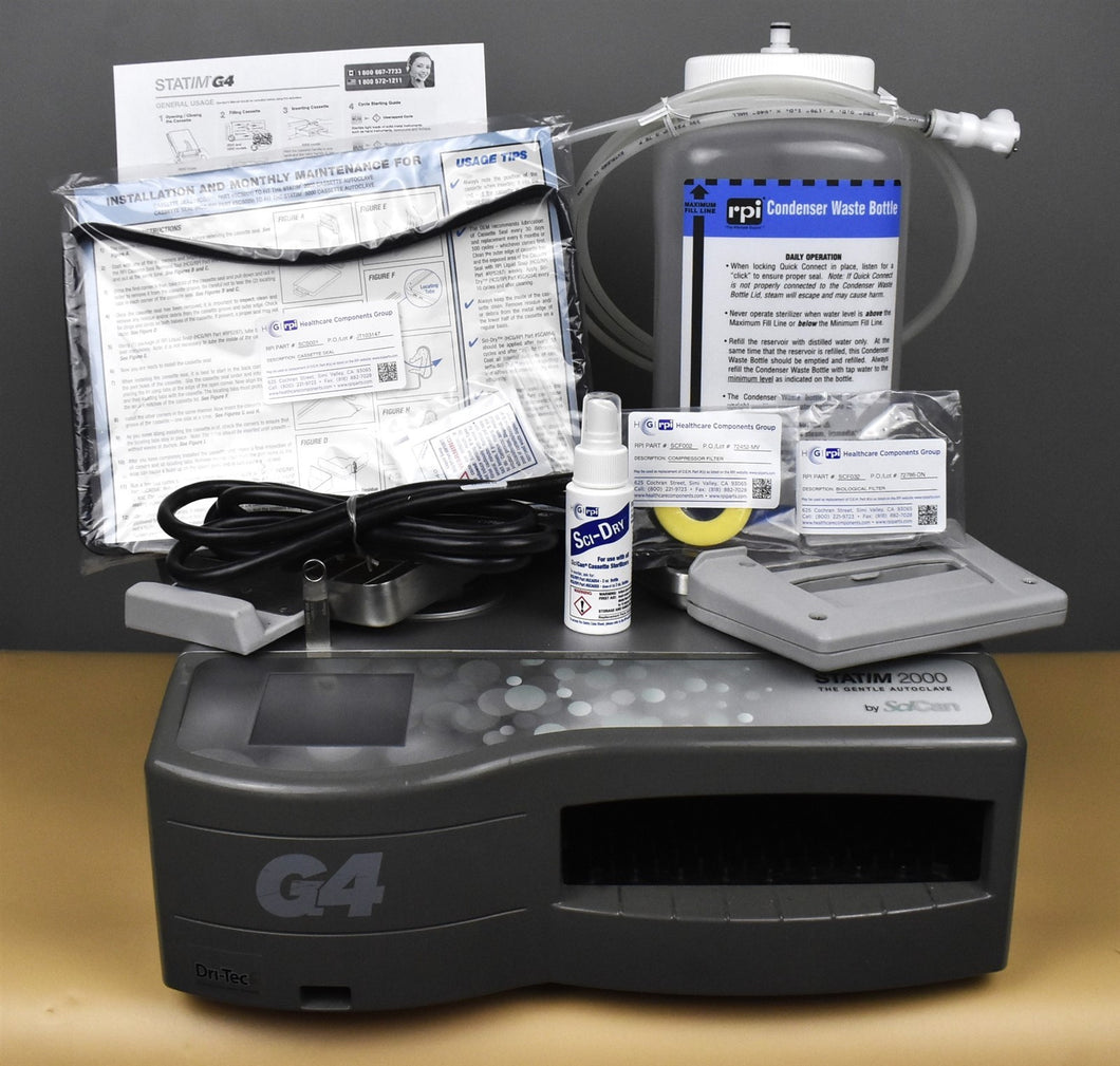 SciCan STATIM 2000 G4 Dental Medical Sterilizer REFURBISHED w/ 1 YEAR WARRANTY