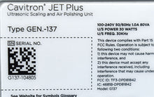 Load image into Gallery viewer, Cavitron JET Plus Gen.-137 Dental Ultrasonic Scaler/Air Polisher (2023)
