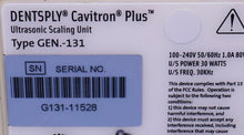 Load image into Gallery viewer, Dentsply Cavitron Plus Gen -131 Dental Ultrasonic Scaler System
