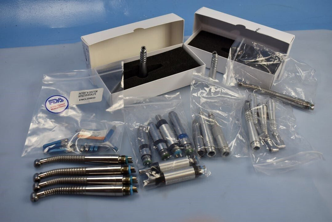 Lot of Midwest Tradition Turbines, Tradition Fiber Optic, Rhino Handpieces