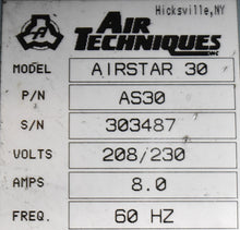 Load image into Gallery viewer, Air Techniques Airstar 30 Dental Dentistry Oil-Free Air Compressor Unit
