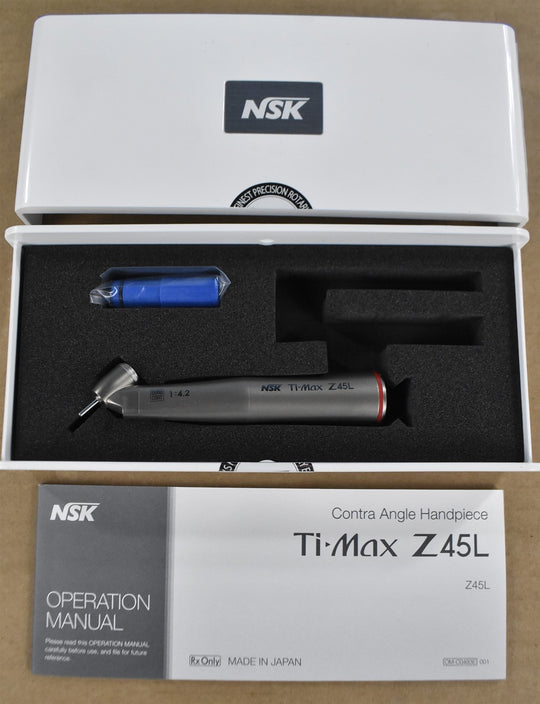 NEW UNUSED NSK Ti-Max Z45L 1:4.2 Contra Angle Dental Highspeed Handpiece Unit