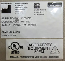 Load image into Gallery viewer, Midmark Ritter M11 Dental Medical Sterilizer REFURBISHED w/ 1 YEAR WARRANTY
