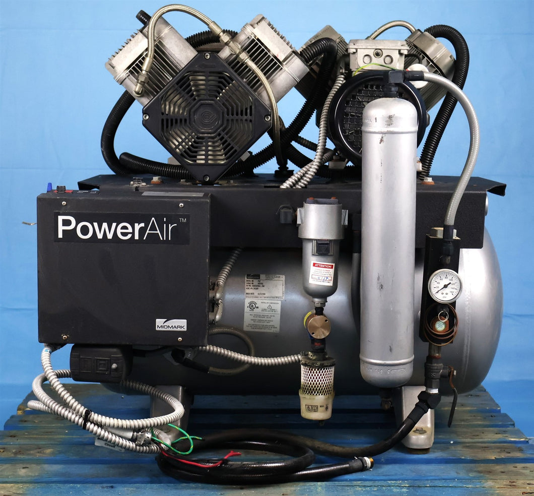 Midmark PowerAir P52 Dental Dentistry Oil-Free Air Compressor System