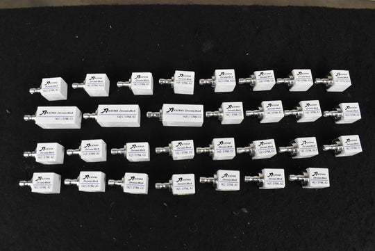 Lot of 30 Zirconia Dental Milling Blocks for CAD/CAM Dentistry