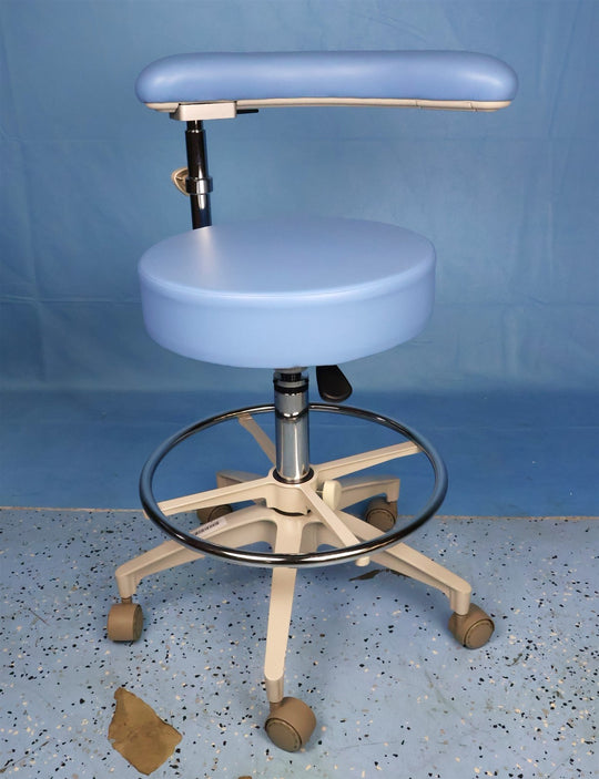 DCI Dental Ergonomic Contoured Adjustable Assistant Stool