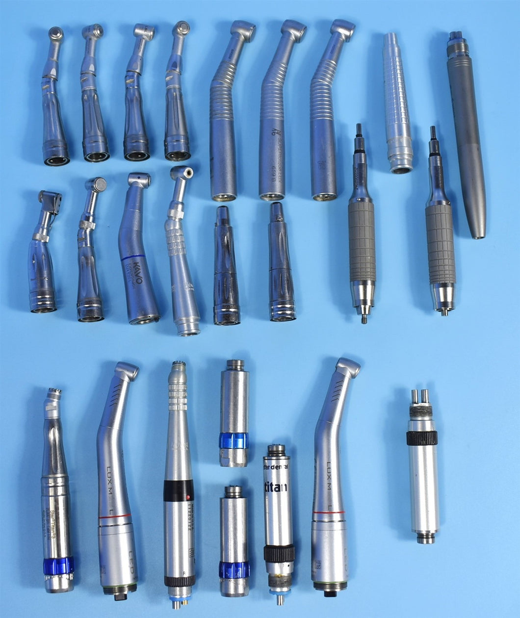Miscellaneous Lot of 22 Dental Handpieces SOLD AS IS