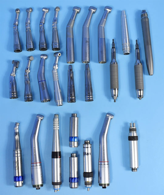 Miscellaneous Lot of 22 Dental Handpieces SOLD AS IS