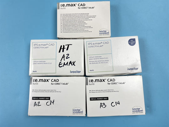 Lot of 20 Ivoclar Vivadent IPS E.Max Dental CAD/CAM Milling Blocks