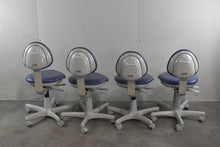 Load image into Gallery viewer, Lot of 4 Midmark Dental Adjustable Doctor Stools
