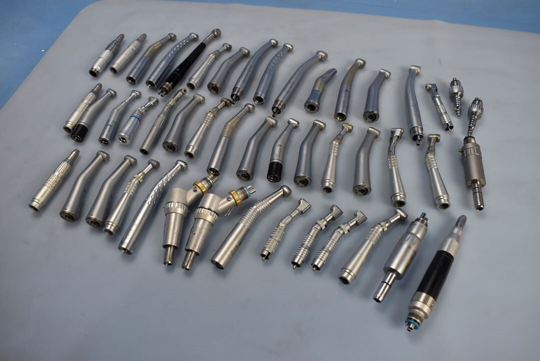 Lot of 37 Henry Schein/KAVO/W&H/Midwest Dental Dentistry Handpieces