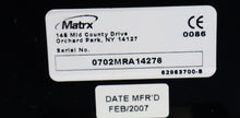 Load image into Gallery viewer, Matrx RA Dental Nitrous Oxide N2O Flowmeter System
