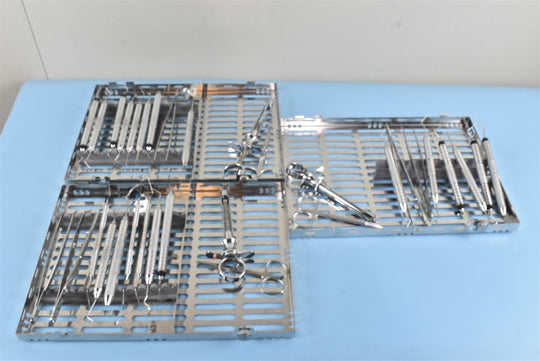 Lot of 3 Hu-Friedy Dental Endodontic Instrument Kits