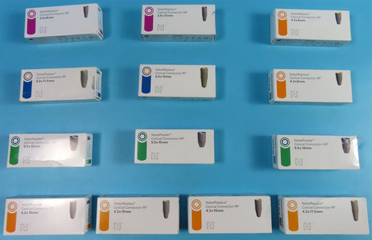 NEW UNUSED Lot of 13 Nobel Biocare NobelReplace CC Dental Implant Systems