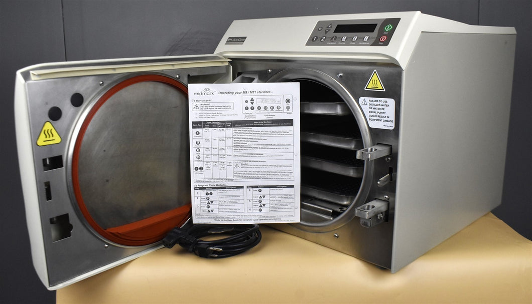 Midmark Ritter M11 Dental Autoclave Sterilizer REFURBISHED w/ 1 YEAR WARRANTY