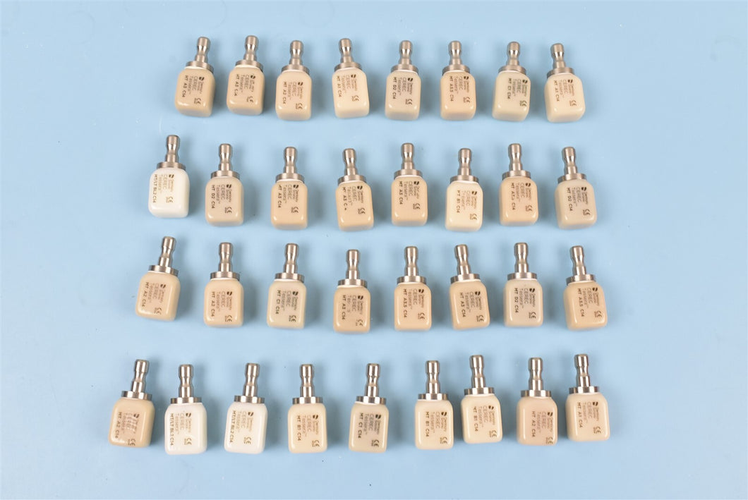 Lot of 33 Dentsply Dental Milling Blocks for CAD/CAM Dentistry