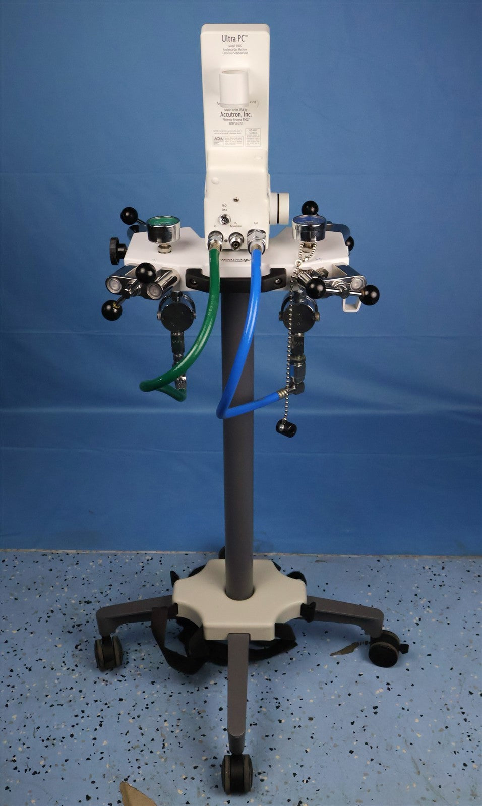 Accutron Ultra PC Dental N2O Nitrous Oxide Flowmeter System