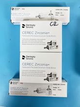 Load image into Gallery viewer, NEW UNUSED Lot of 14 Dentsply Sirona Zirconia + Dental CAD/CAM Milling Blocks
