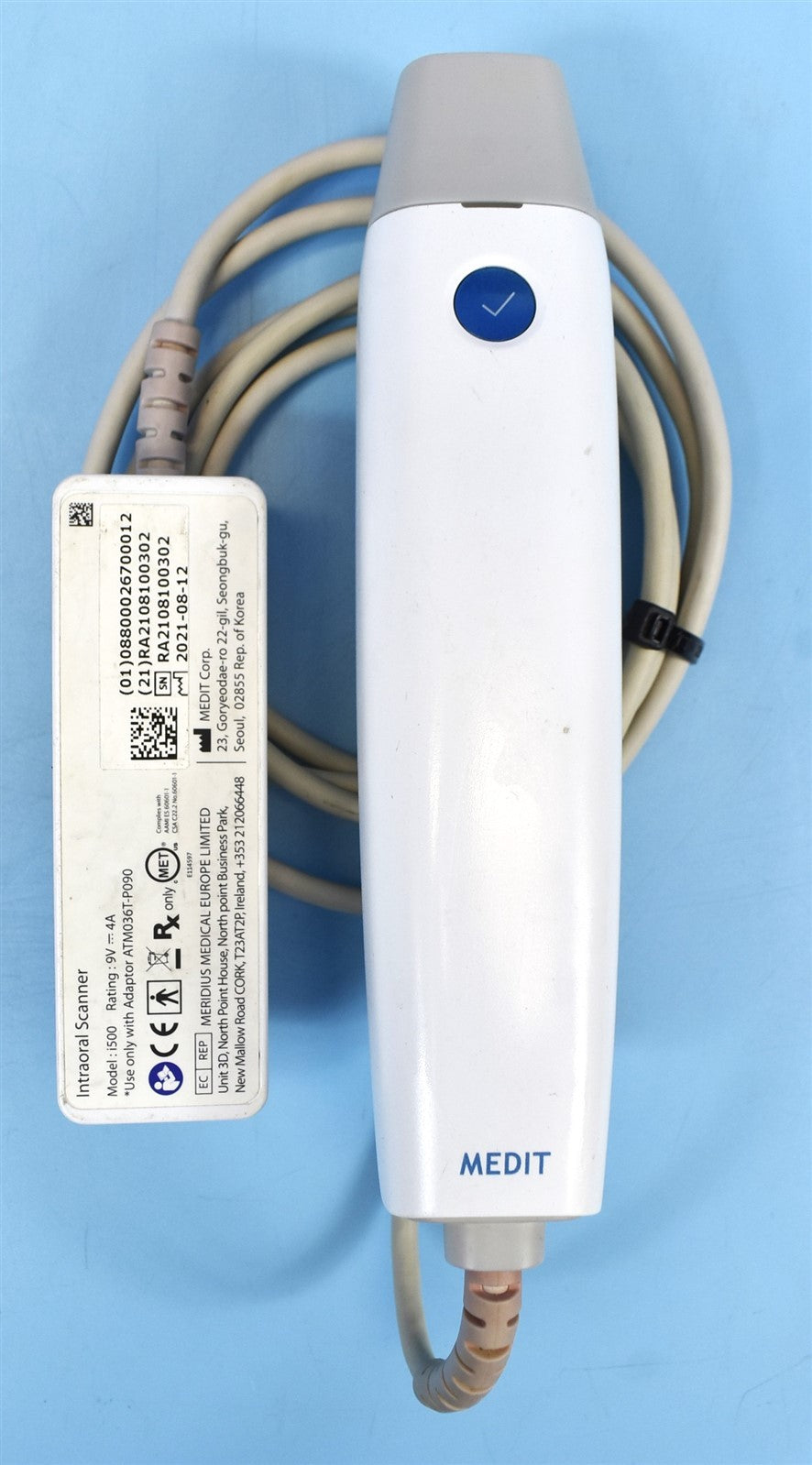 Medit i500 Dental Intraoral Scanner for CAD/CAM Dentistry (2021)