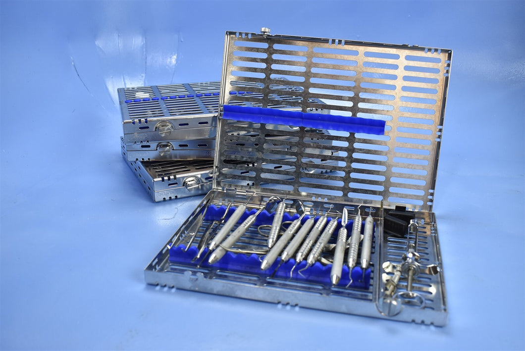 Lot of 4 Hu-Friedy Dental Restorative Instrument Kits