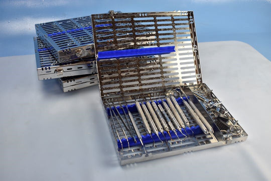 Lot of 4 Hu-Friedy Dental Restorative Instrument Kits