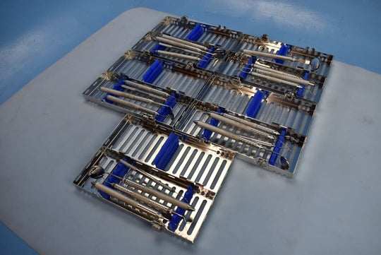 Lot of 5 Hu-Friedy Dental Cassette Instrument Kits