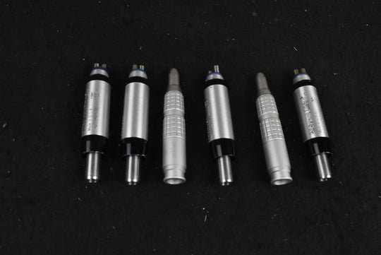 Lot of 6 Midwest Rhino and XP Dental Dentistry Pneumatic Handpieces