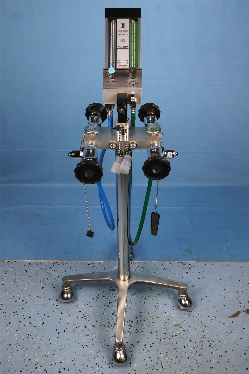 Belmed PC7 Dental N2O Nitrous Oxide Flowmeter REFURBISHED w/ 1 YEAR WARRANTY