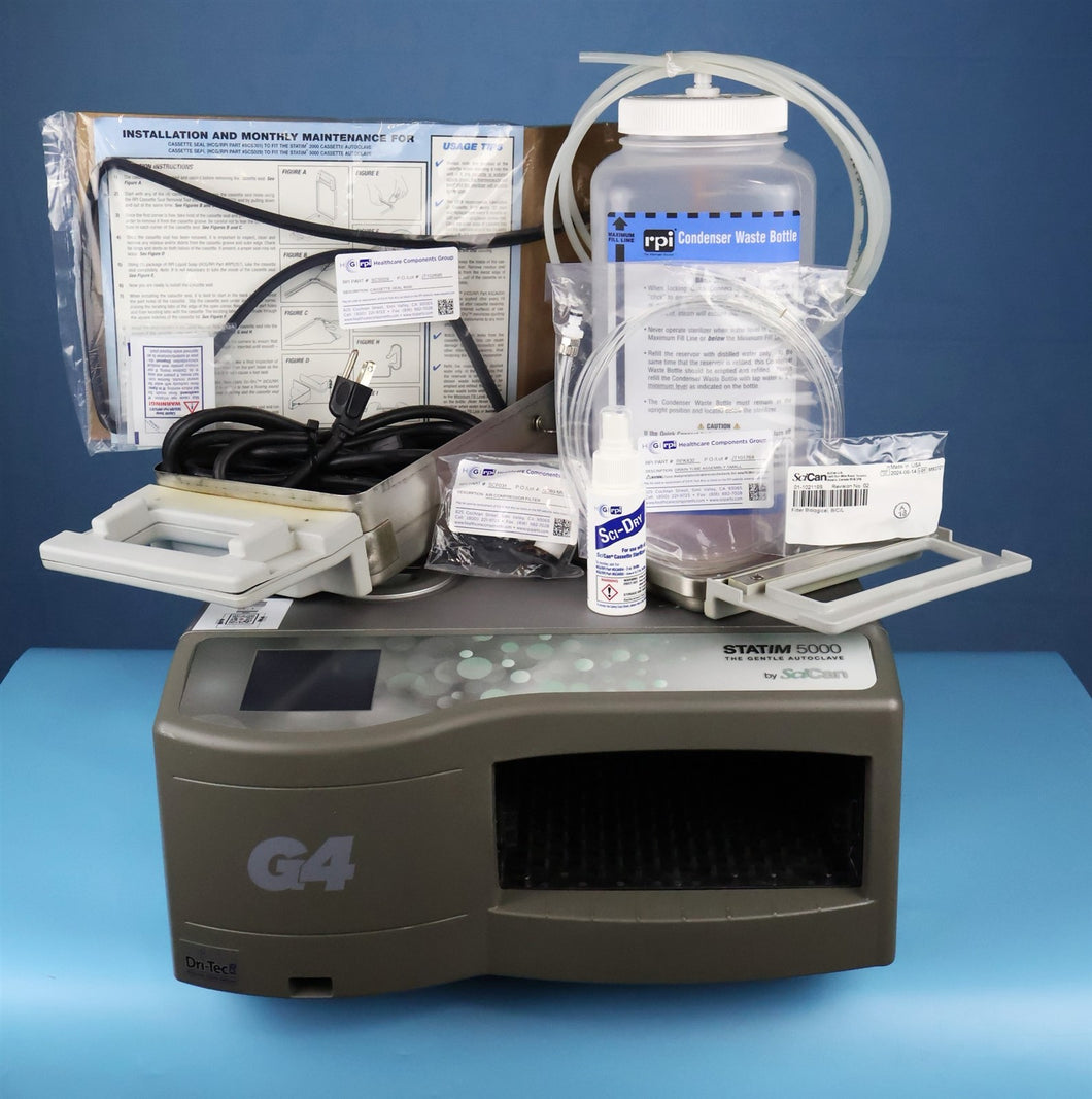 SciCan G4 Statim 5000 Dental Autoclave Sterilizer REFURBISHED w/ 1 YEAR WARRANTY