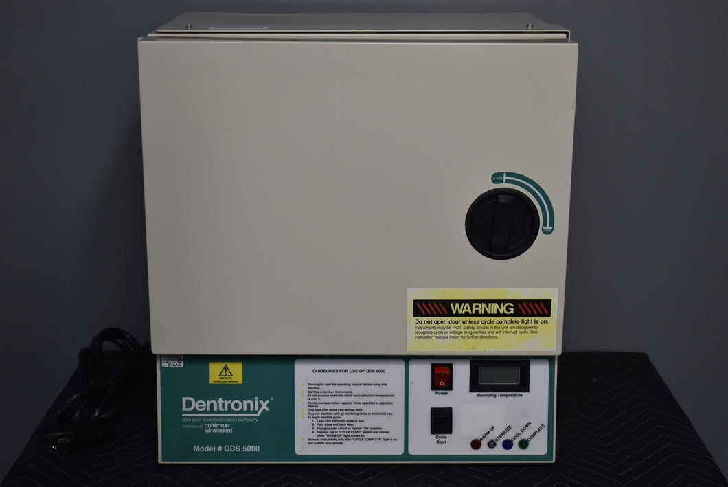 Dentronix DDS 5000 Dental Dry-Heat Instrument Sterilizer SOLD AS IS