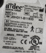 Load image into Gallery viewer, Adec 311 Dental Exam Chair with 541 12 O'Clock Rear Delivery, 375L Exam Light
