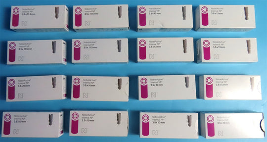 NEW UNUSED Lot of 16 Nobel Biocare NobelActive Internal NP Dental Implant Systems
