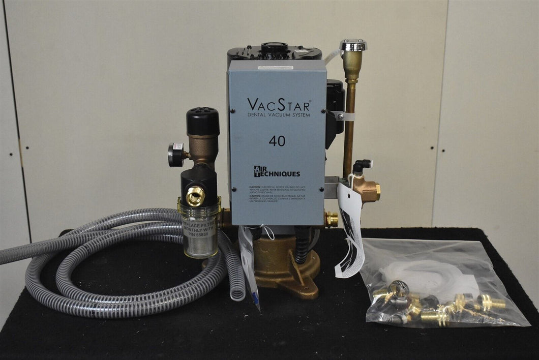 NEW UNUSED Air Techniques VacStar 40 Dental Vacuum Pump System 1 YR WARRANTY