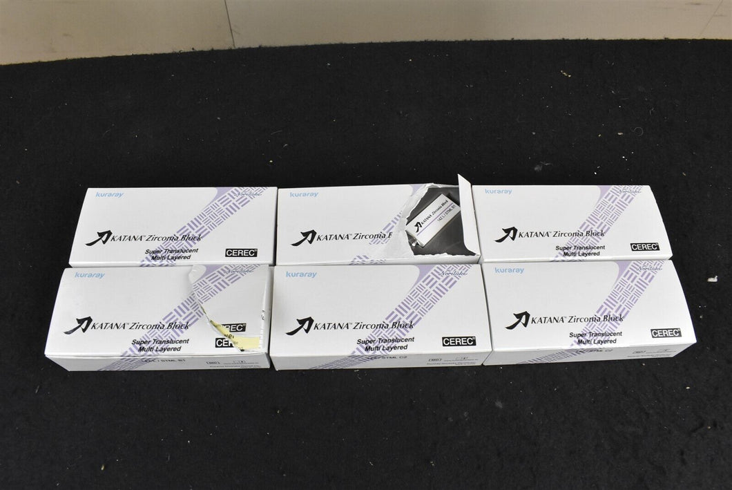 Lot of Katana Zirconia Dental Milling Blocks for CAD/CAM Dentistry