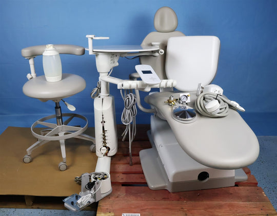 Adec 311 Dental Chair w/ 541-545 12 O'Clock Rear Delivery, 422 Assistant Stool