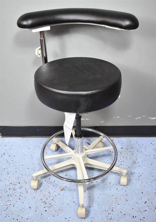 Brewer 2052L Dental Ergonomic, Contoured, Adjustable Assistant Stool Year: 2021