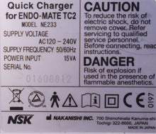 Load image into Gallery viewer, NSK Endo-Mate TC2 Dental Cordless Endodontic Handpiece System SOLD AS IS

