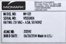 Load image into Gallery viewer, Midmark Ritter M9 Dental Autoclave Sterilizer REFURBISHED w/ 1 YEAR WARRANTY
