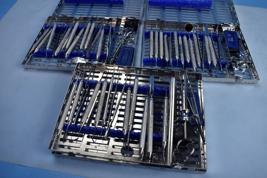 Lot of 3 Hu-Friedy Dental Restorative Instrument Kits