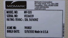 Load image into Gallery viewer, Midmark M9 Dental Autoclave Sterilizer REFURBISHED w/ 1 YEAR WARRANTY
