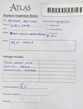Load image into Gallery viewer, NEW UNUSED Belmont Rear Swing Mount Suction Package Dental Delivery System
